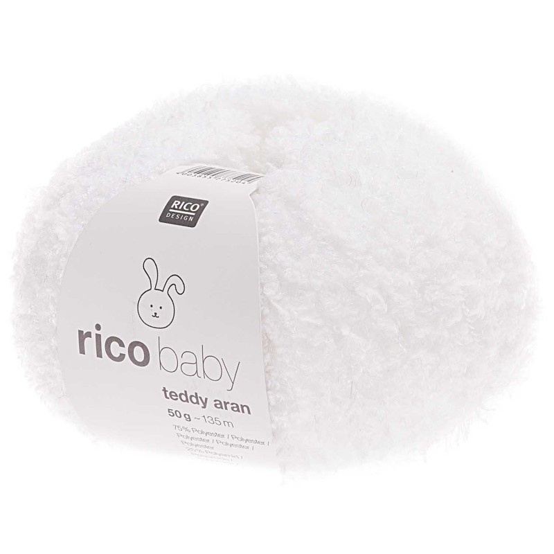 Fil Rico Baby Teddy Aran Blanc