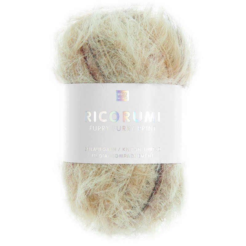 Fil Ricorumi Furry Furry Print Beige